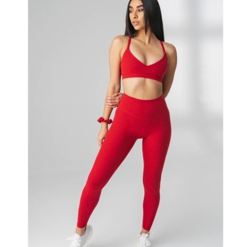 Red Vitality Cloud Leggings